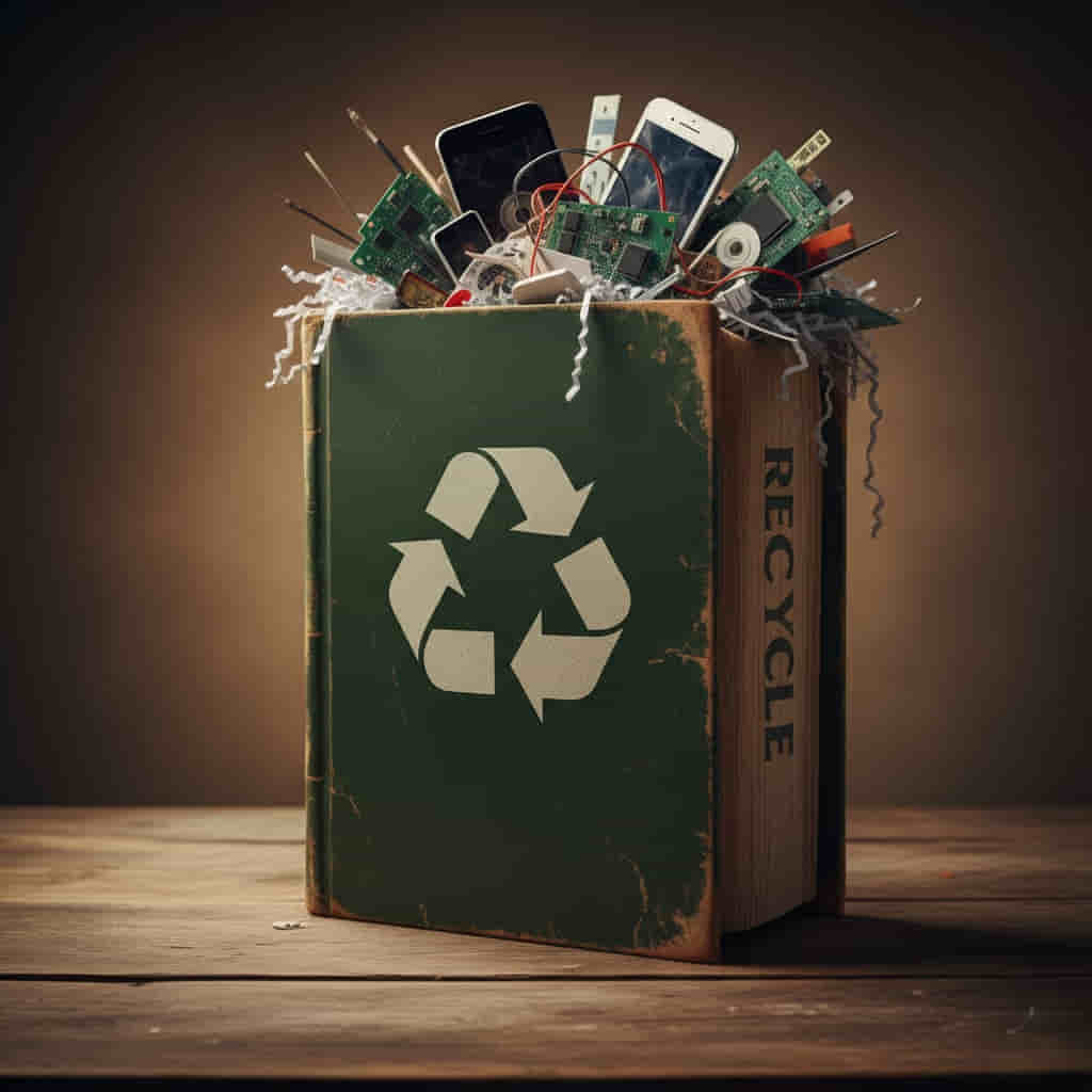 Electronics recycling services for educational institutes ensuring safe e-waste disposal, sustainability, and environmental compliance