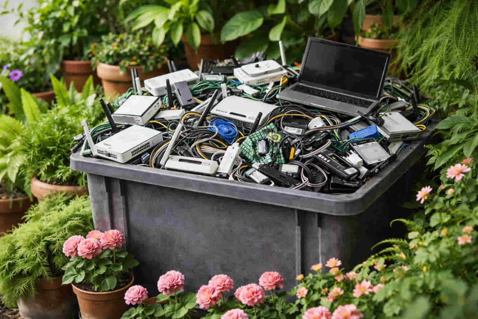 Electronics recycling services for IT sector and data centers ensuring safe e-waste disposal, sustainability, and environmental compliance