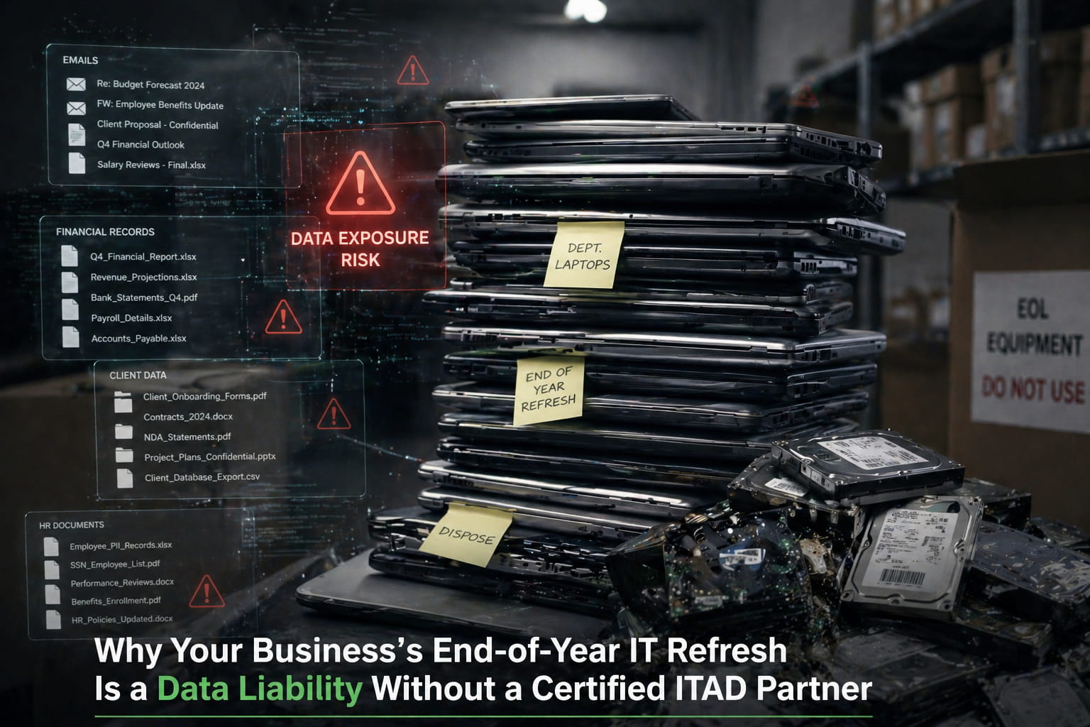 Why Your End-of-Year IT Refresh Is a Data Risk Without Proper IT Asset Disposition