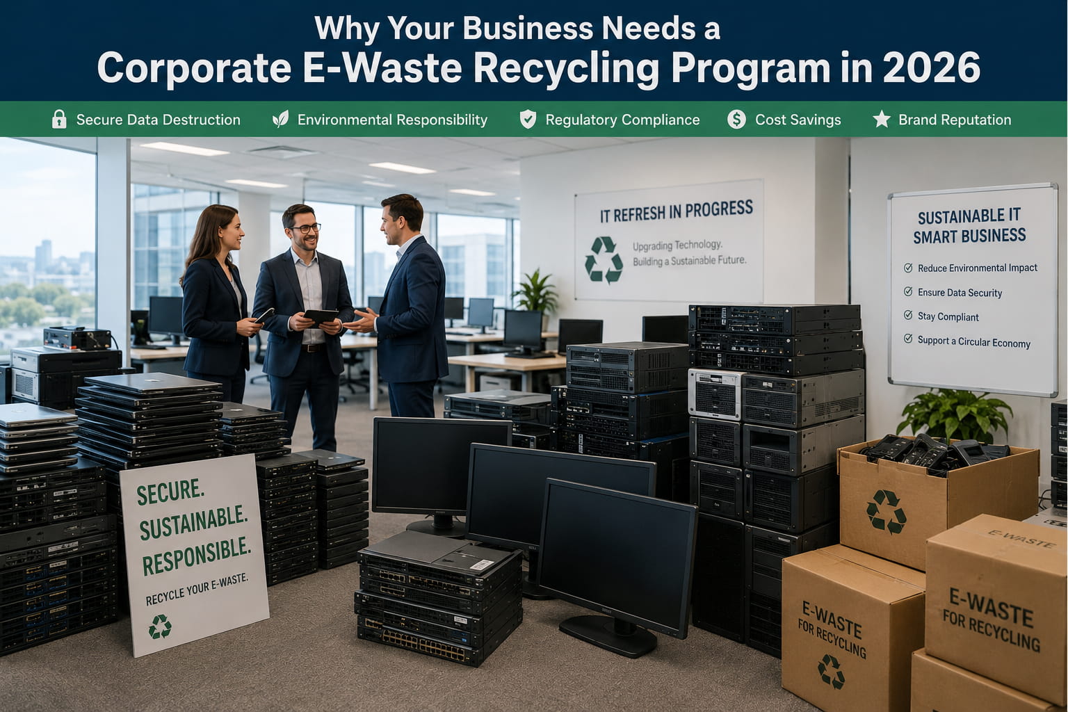 Why Your Business Needs a Corporate E-Waste Recycling Program in 2026