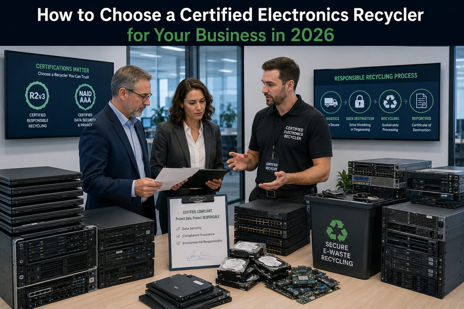How to Choose a Certified Electronics Recycler for Your Business in 2026